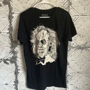 Beetlejuice Black Graphic T-Shirt for Men